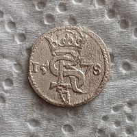 Двойной денарий 1578