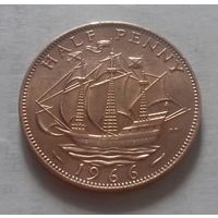 1/2 пенни, Великобритания 1966 г.