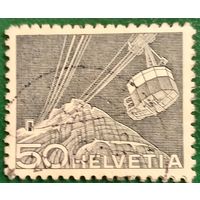 Швейцария 1949. Подвесная канатная дорога