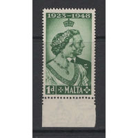 Мальта 1949** Свадьба, George VI (SG 249)
