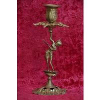 Подсвечник  латунный  20,5 см