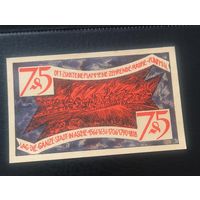 Нотгельд 75 пфеннигов