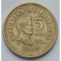 Филиппины 5 песо 2005 г.