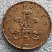 Великобритания 2 новых пенса  1980 г.