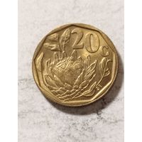 ЮАР 20 центов 1992