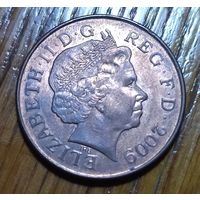 Великобритания, 2 пенса 2009 года