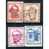 Австралия - 1970г. - известные люди - 4 марки - полная серия, гашёные [Mi 457-460]. #3-WB-81-C-2