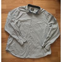 Рубашка синяя в клетку мужская