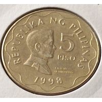 Филиппины. 5 писо 1998 года. (*).