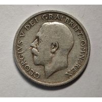 1920 год Англия шиллинг  серебро