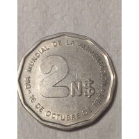 2 песо Уругвай 1981 год