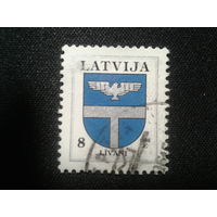 Латвия, 1996. Герб города Livani