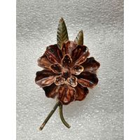 Винтажная брошь. Эмаль. Германия.