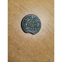 Неплохая монета денга 1736 года