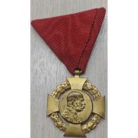 Крест памятный. Австро-Венгрия. 1908 год. Люкс