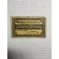 Нотгельд 50 пфеннигов 1921 год. -2112