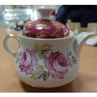 Винтажный заварник/кофейник, Фортуна. Фарфор ГДР. 1960-ые. Года. Люкс