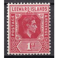 167.BrKCI. Великобритания. Колонии. Подветренные острова. Стандарт. Георг VI. 1942 г. 1P. Mi.#90b.