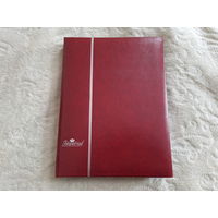 Новый большой немецкий черный альбом (кляссер) на 40 страниц с марками СССР