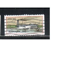 США-1989, (Мих.2034),  гаш., Флот, Корабли ,