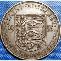 Джерси 1/12 шиллинга 1935 г.