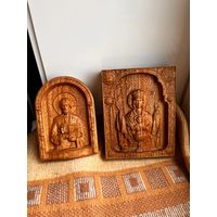 Икона резная из дуба Цена разная