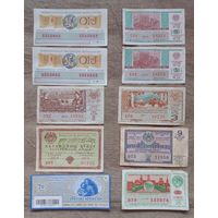 Лотерейные билеты цена за все