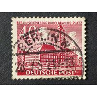 Германия 1949. Немецкие здания. Ратуша Шёнеберга