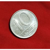 Польша 10 злотых, 1988