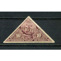 Португальские колонии - Ньяса - 1924 - Парусник 10С. Portomarken - [Mi.7p] - 1 марка. MH.  (Лот 46HQ)-TG3P1