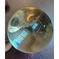 Большой красивый стеклянный шар диаметр 10 см  вес 1150 г