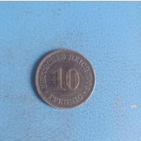 Германия 10 пфенниг 1905 год А