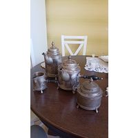 Сервиз столовый серебро 1919 год в отличном состоянии,  с рубля
