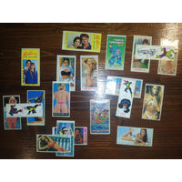 Наклейки - вкладыши - жвачка 18+