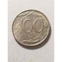 Италия 100 лир 1997