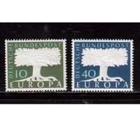 Германия(ФРГ)-1957,(Мих.268-269), ** , Европа