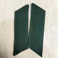 Петлицы темно-зеленые. Административная, медицинская и ветеринарная служба ВС СССР. Образца 1955 г