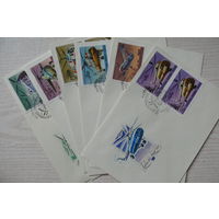 1980, Комплект КПД СССР (6 шт.), СГ Москва, почтамт; Колесников Н., Отечественное авиастроение. Вертолеты.