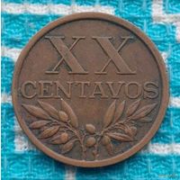 Португалия 20 (ХХ) центово 1967 года