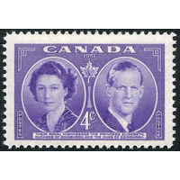 Канада 1951 ** Королевский визит, серия 1 марка (SG 440), Британские колонии