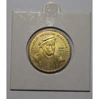 Польша, 2 злотых, 500 лет со дня рождения Миколая Рея, 2005 год