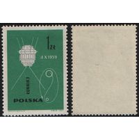 Польша (Mi)PL1441 (Американские и Советские космические корабли) 1963 год 1 zl Lunnik 3 (a1-02 ТОРГ/ВАША ЦЕНА