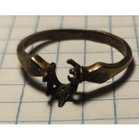 Кольцо СССР, 875, 17.5-18 размер, с дефектами