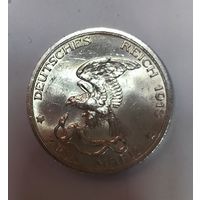 2 марки 1913 толпа Пруссия - штемпельный блеск