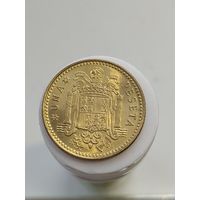 1 песета Испания 1975 года в звезде 78 лот 45