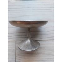 Креманка мороженица клеймо бронза латунь посеребрение