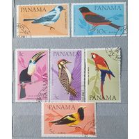 Панама птицы фауна 6шт