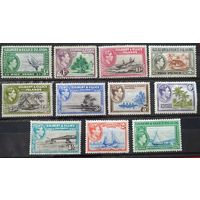 Британские колонии. Острова Гилберта и Эллис 1939 SG43-53 MLH/МН