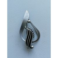 Брошь серебро 875 пробы СССР, не частая