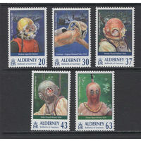 Олдерни /Alderney (Нормандские острова) 2007** Дайвинг клуб, Водолазы разных эпох